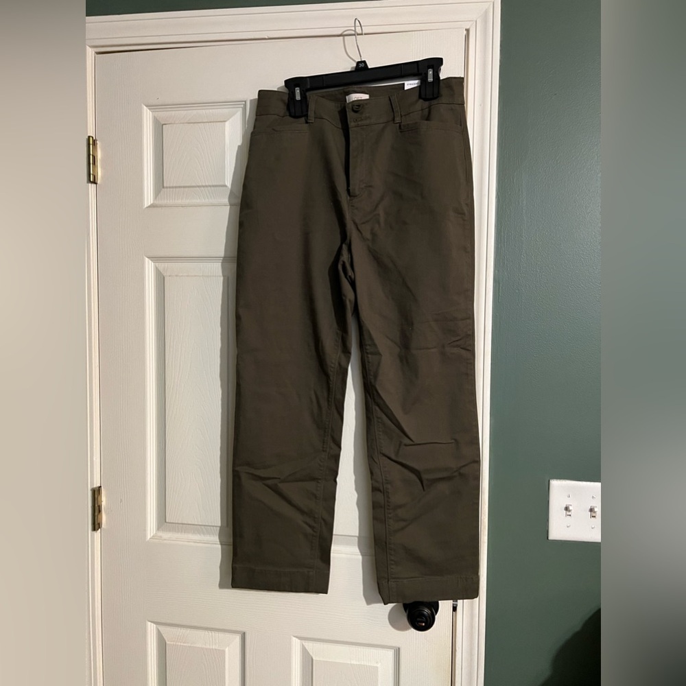 Ann Taylor Loft Kahki Green Pants